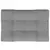 Jastuk za palete sivi 120 x 80 x 12 cm od tkanine