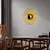 Opviq Zidna lampa Kaya-15235, 60x60x24cm, IP20, Zlatno-crna boje