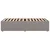 Vidaxl Posteljni okvir brez vzmetnice taupe 100x200 cm blago