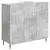 Kreveta Betonska siva 89 x 34,5 x 82 cm Konstruirano drvo