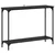 Konzolna stolica s policom Crni hrast 101 x 30.5 x 75 cm