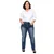 SHEEGO Kavbojke  moder denim