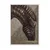 WallXpert uramljena slika 115257, zebra sa zlatnim prugama na braon pozadini, 30 x 40 cm, beli ram