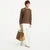 Pulover Dime Printed Rib Sweater Brown/Tan S