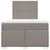 Vidaxl Box spring postelja z vzmetnico taupe 120x190 cm blago