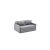 Atelier del Sofa Dvosed na razvlačenje Saros, 155x72x110cm, Sivi