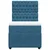 Vidaxl Box spring postelja z vzmetnico modra 100x200 cm žamet