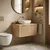 Kopalniška omarica pod umivalnikom Rea Core 80cm Beige