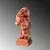 Aberto Design Dekorativna figura Yak-032, 14x33x11 cm
