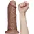 LoveToy Realistic Chubby Dildo 10.5 Brown