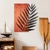 Hoja de Arte -1 - Red, Black RedBlack Decorative Wooden Wall Accessory