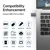 OTG adapter Techsuit SlateVolt A9 USB-A v USB-C 5Gbps, 6A, 120W - oranžen