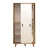 Hanah home Ormar Yahha 100x190x60?cm Hrast-Beli