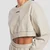 GymBeam Women‘s Aura Cropped Sweatshirt Grey