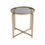 Hanah Home Klub sto 50x50x50cm Zlatno-Sivi