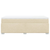 VIDAXL Box spring postelja z vzmetnico krem 90x190 cm blago
