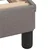 Vidaxl Postelja z vzmetnico taupe 80x200 cm blago