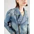 GUESS Prehodna jakna moder denim