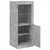 Komoda s LED svjetlima siva boja betona 41x37x100 cm