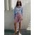 MANGO Bluza BELIZE  svetlo modra / bela