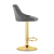 Oskar barska stolica kast grey / gold baza ( 3974_1-kast )