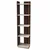 Hanah Home polica za knjige Aura, 37,8 cm, travertin / orah