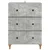 Ormar s ladicama Betonska siva 66 x 34,5 x 90 cm