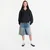 Mikina Patta Loopback Logo Zip Hooded Sweater UNISEX Moonless Night L