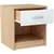 eoshop Nočna omarica MARK 026 sonoma hrast/bela