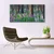 tulup.si Steklena slika Forest rože narava 140x70 cm 2 obešalnika