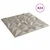 Zidne panele 24 pcs Ametist beton 50 x 50 cm XPS pjena
