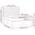 Vidaxl Box spring postelja z vzmetnico LED sv. siva 140x200 cm blago