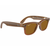 Ray-Ban Meta - Wayfarer (Standard) Smart Bluetooth Audio Glasses - Shiny Caramel Transparent, Polarized Brown