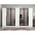 Hanah Home ormar sa reflektujućim staklom Nisa 20607, 315 cm, beli
