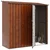vidaXL vidaXL Vrtne hiške Rjava 203 x 85,5 x 200 cm Kovina, (5000143542)