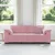 vidaXL Trosed roza 220x77x82 cm žamet