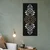 WallXpert zidna dekoracija MDF i pleksiglas KKMP-010, simetrični barokni ornament, 26 x 66 cm