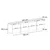 Hanah Home TV komoda Lowen, 180 cm, hrast Pusula
