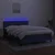 Vidaxl Box spring postelja z vzmetnico LED modra 140x200 cm blago
