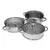 KINGHOFF Parni lonec 4 Elem. 22 cm Kh-3328