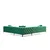 Atelier del Sofa Ugaona garnitura Como 310x70x270cm Zelena