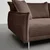 Mega Sofa Kiss tamnobraon