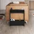 Hanah Home Klub sto Simpi, 55x60x20 cm, Crni