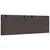 vidaXL Blazina za vzglavje Hanko temno rjava 120 cm blago