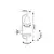 Rabalux Zidna lampa Azome, E27, 15W, H50cm, kabl 150cm, Crna