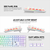 Tastatura mehanicka zicna MAXFIT 108 RGB MK855 bela (blue switch) FANTECH