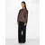 PIECES Bluza PCEFFI temno rjava