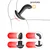 SuperLove E-Stim Prostate Anal Silicone Plug Set Black