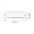 Rabalux LINE Plafonjera, 400x115, E14, 2x40W