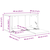 Set TV komoda Zidne 4 pcs Crni hrast 60 x 30 x 30 cm